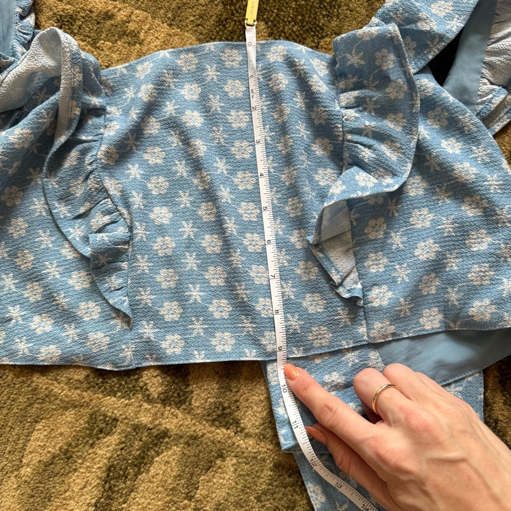BCBGeneration Light Blue Floral Smocked Set - Picture 12 of 16